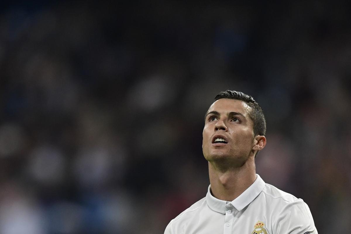 Cristiano Ronaldo, durante un partido.