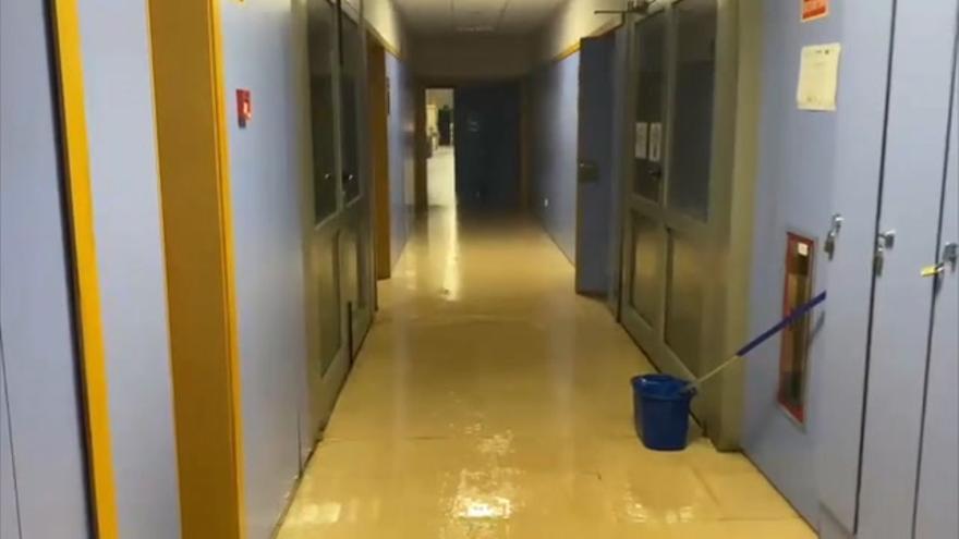 Inundaciones en la Escuela de Hostelería