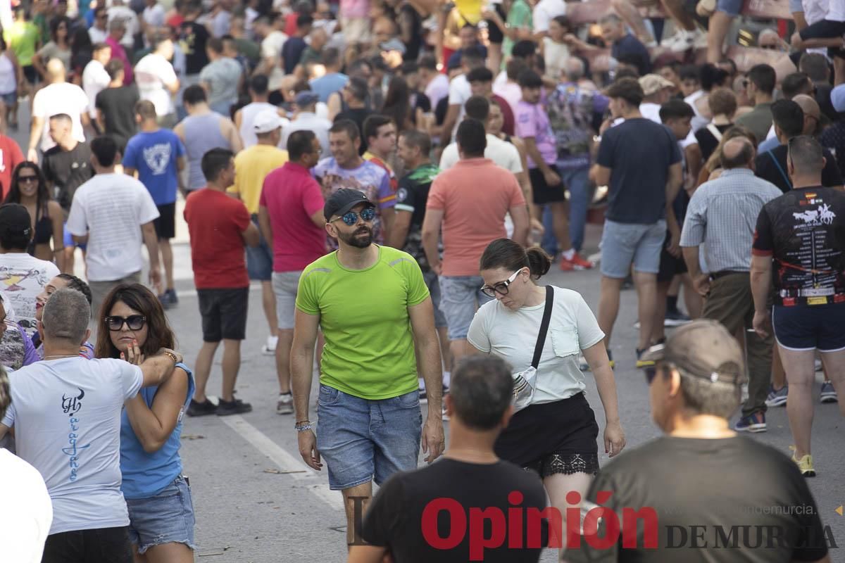 El segundo encierro de las Fiestas de Moratalla se salda con un herido