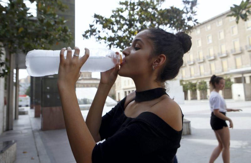 El calor ahoga Zaragoza