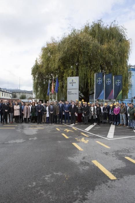 Inauguración del nuevo edificio de Bayer en Langreo