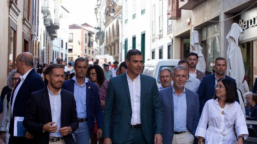 La décima de Pedro Sánchez a La Palma tras la erupción del volcán de Cumbre Vieja