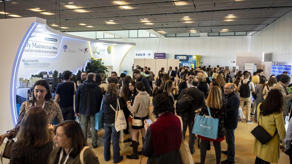 Primera jornada del Congreso Nacional de Psiquiatría, este jueves en Zaragoza.