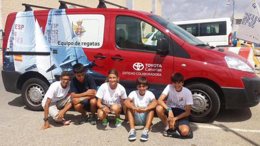 El RC Náutico logra la plata en el Nacional de Optimist por equipos