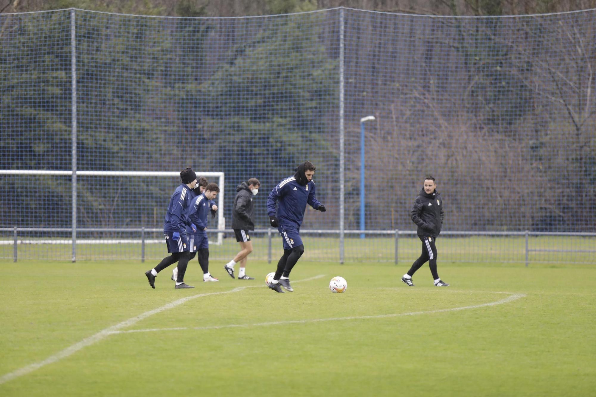 Las imágenes del entrenamiento del Oviedo