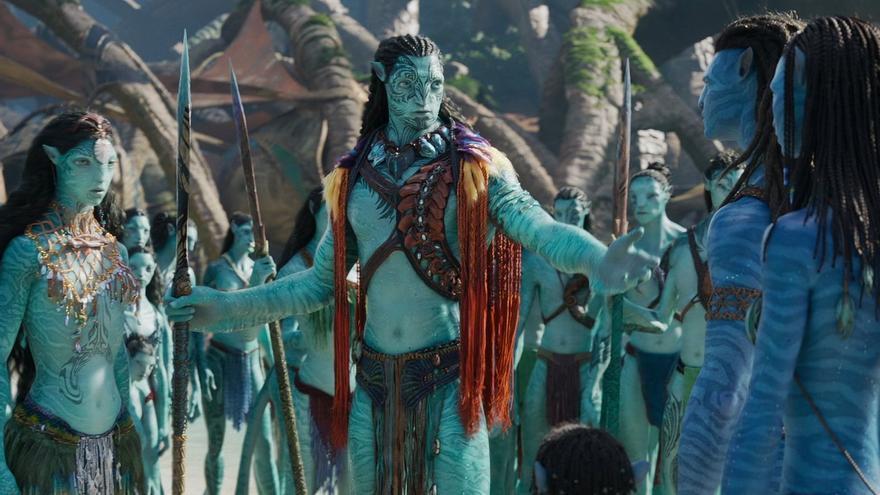 Un fotograma de &#039;Avatar: el sentido del agua&#039;, de James Cameron.