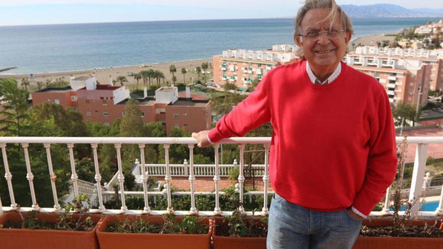 Miguel Ángel Santos Guerra, en una imagen de archivo tomada en la terraza de su domicilio.