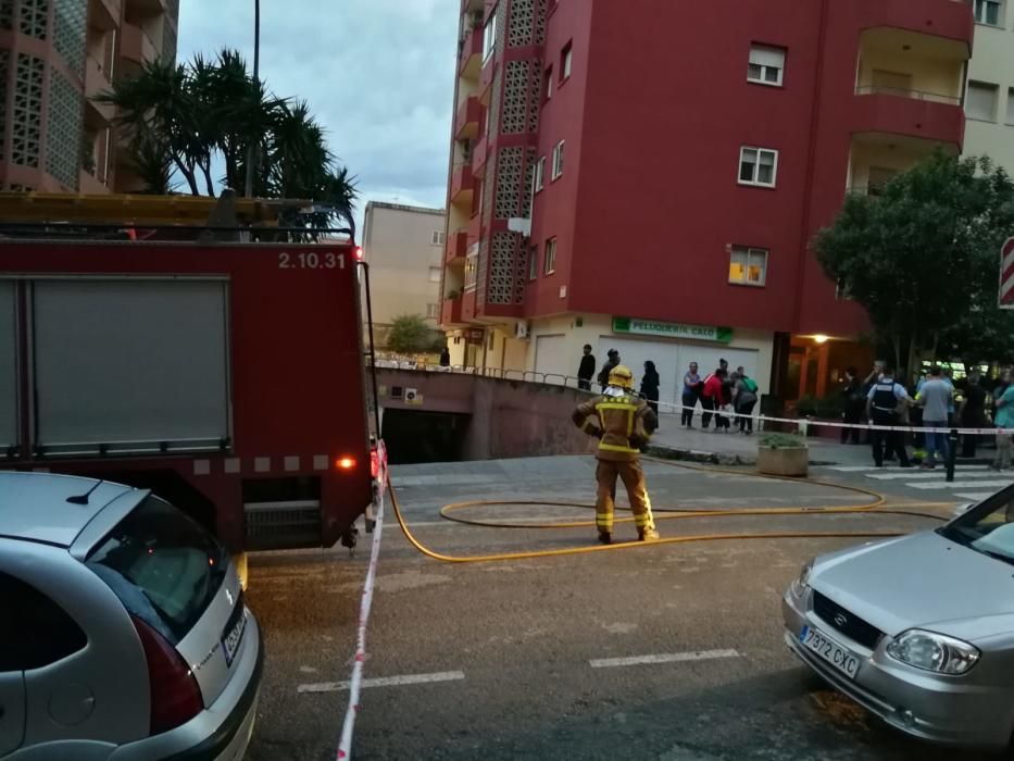 Incendi al carrer Doctor Ferran de Figueres
