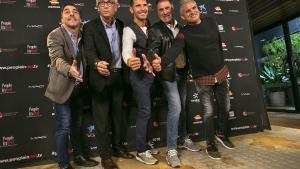 De izquierda a derecha, Jordi Roca, Bonaventura Clotet, Jesús Vázquez, Toni Cruz y Nandu Jubany.