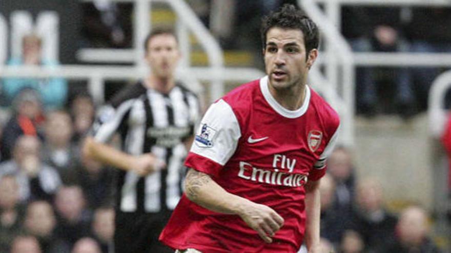 El centrocampista español del Arsenal,Cesc Fabrega.