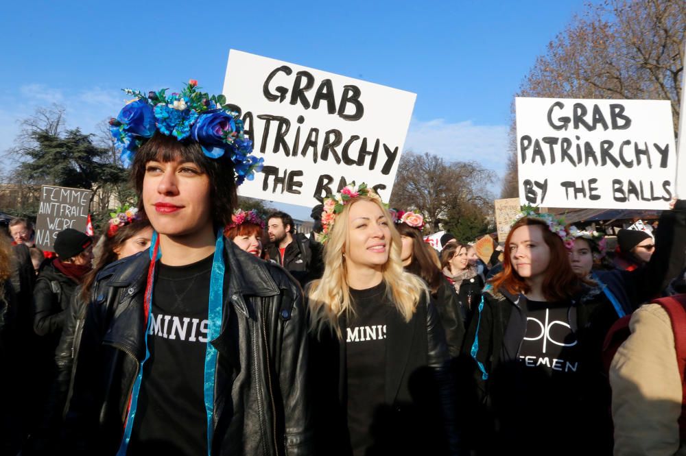 Protestas contra Donald Trump en París