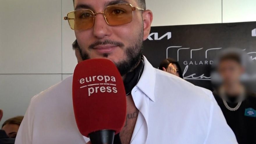 Omar Montes en los Premios Alcazaba