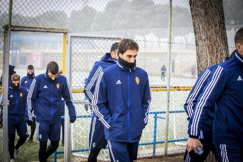 Entrenamiento del 13 de enero del Real Zaragoza