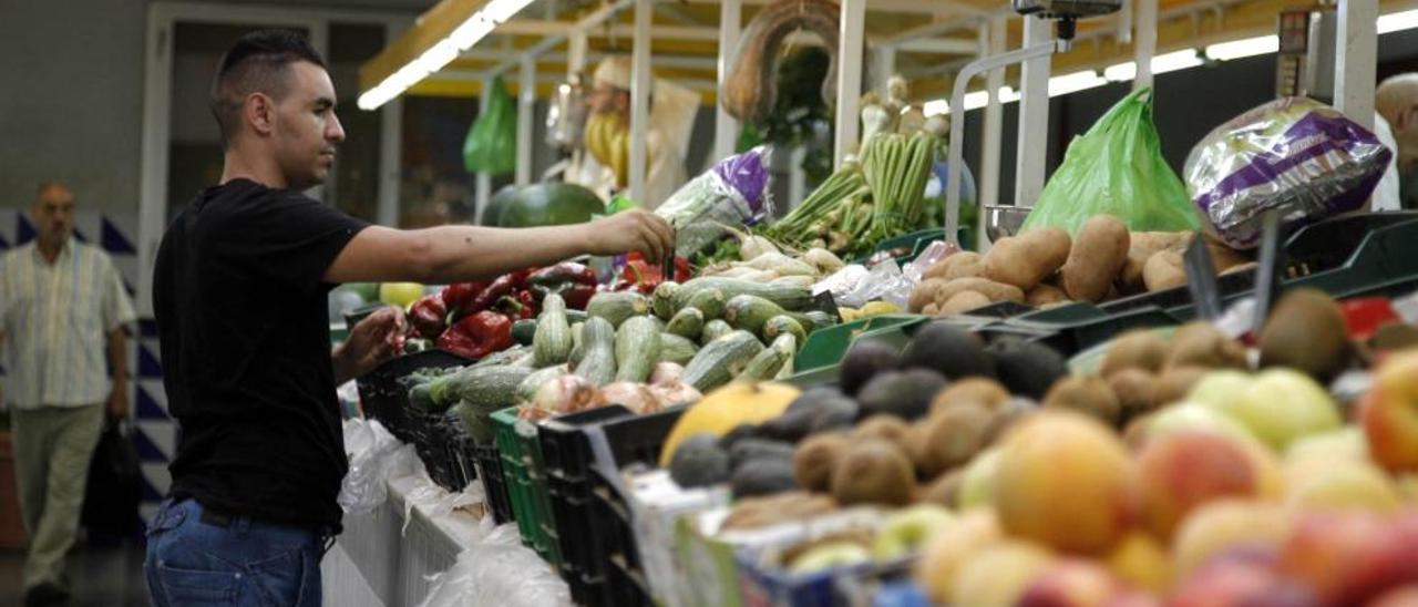 Mercado de frutas en Marruecos