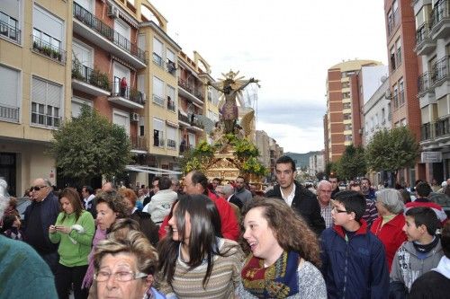 Regreso del Santo Cristo hasta su ermita desde San Jose? Obrero en Cieza