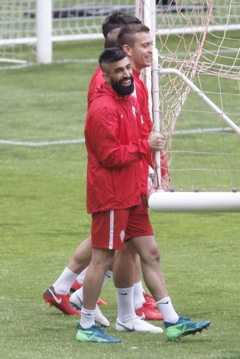 Entrenamiento del Sporting