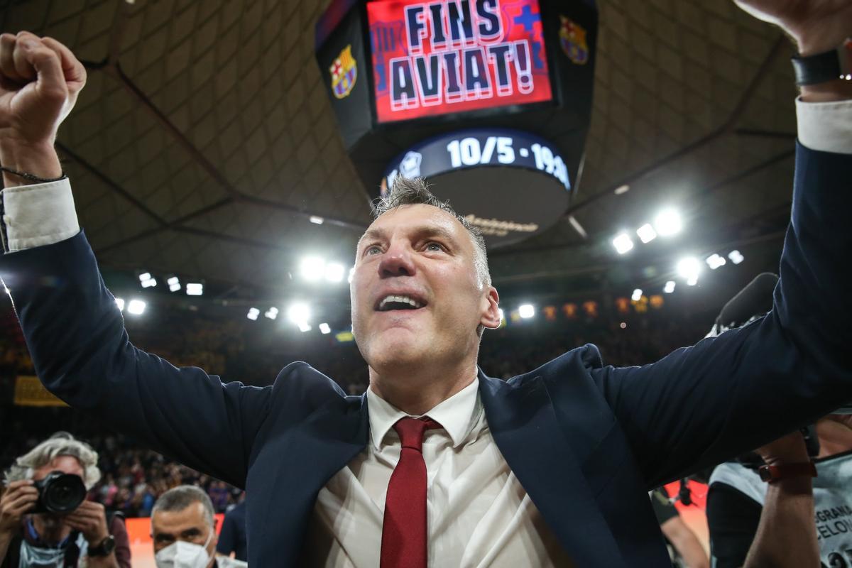 ¡Locura en el Palau! Así celebró el Barça el pase a la Final Four