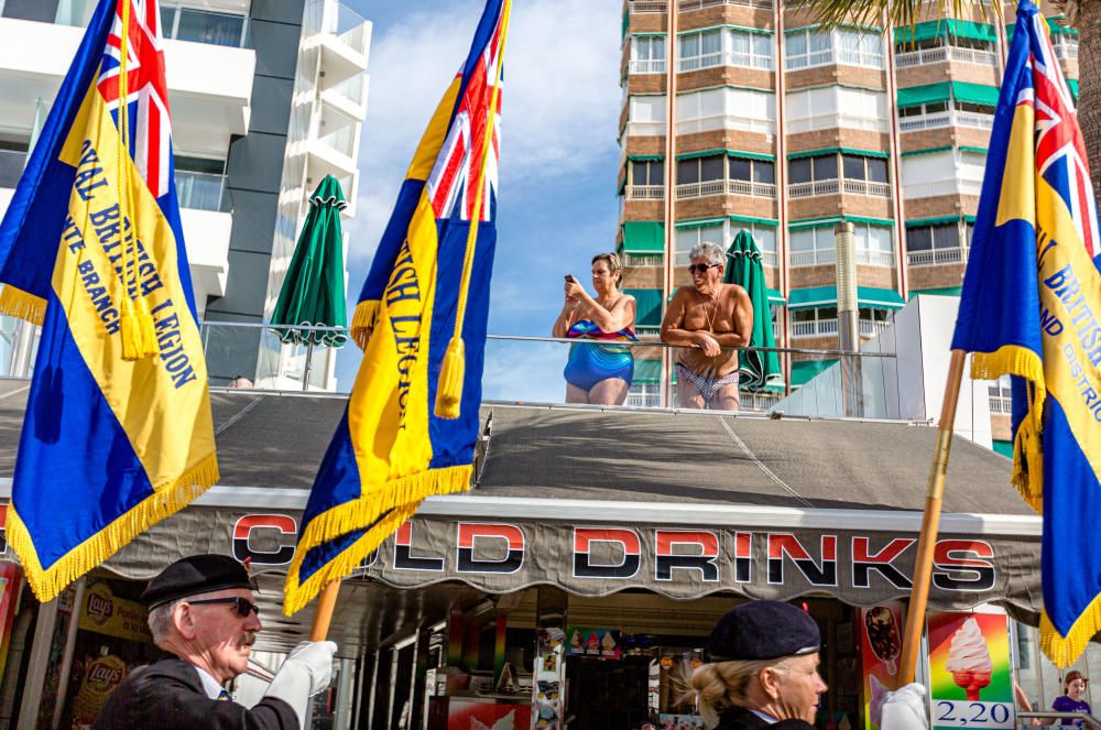 La Royal British Legion celebra un año más un desfile en honor a los soldados que murieron en la Primera Guerra Mundial