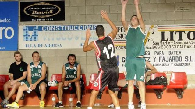 Los verdes recibirán el sábado al Obradoiro B. // Noé Parga
