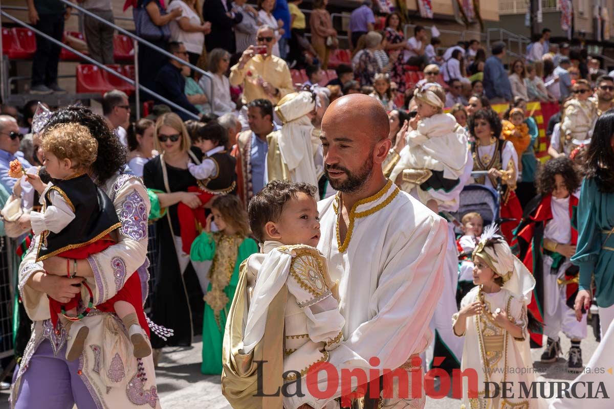 Desfile infantil del Bando Moro en las Fiestas de Caravaca