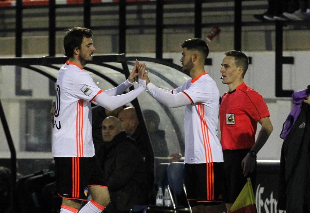 Las mejores imágenes del Valencia Mestalla - Espanyol B