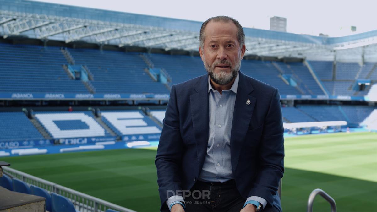 Juan Carlos Escotet, dueño y presidente del Deportivo