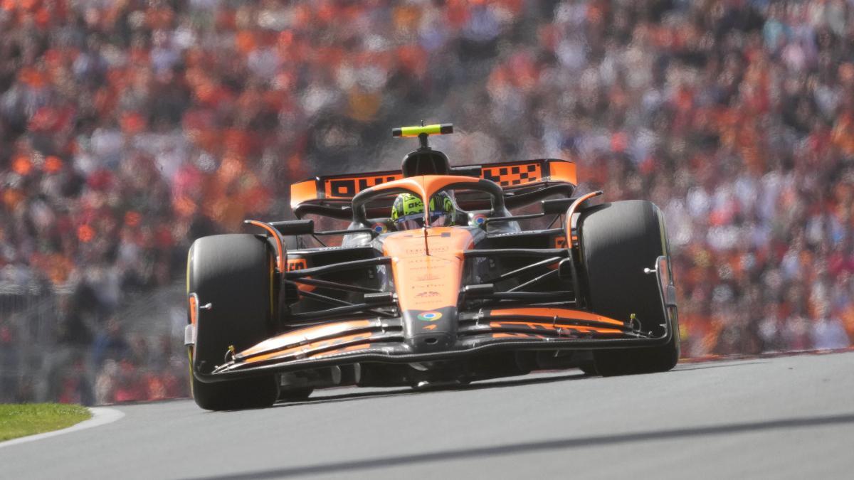 Lando Norris se ha exhibido al volante del McLaren en Zandvoort