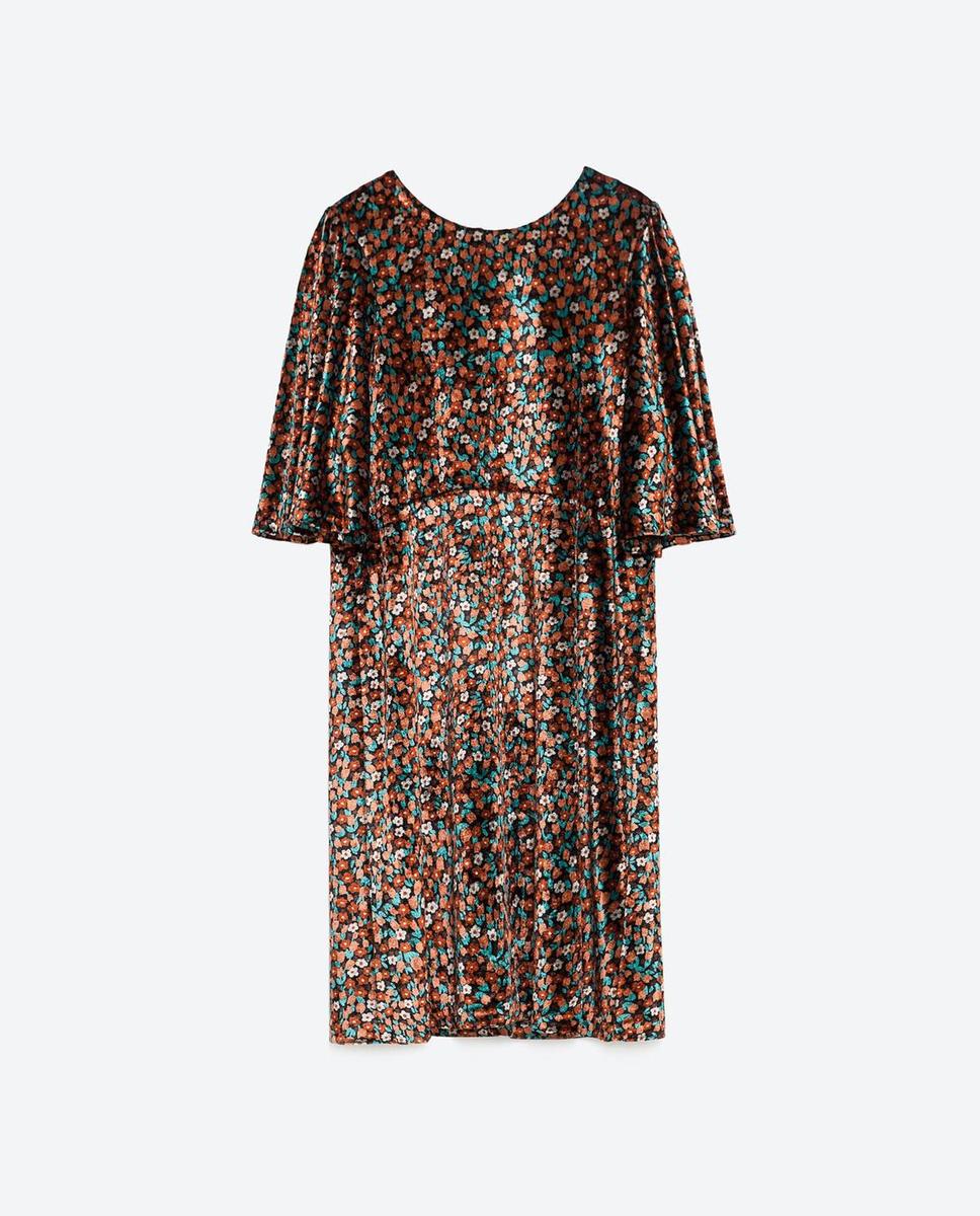 Vestido de terciopelo, Zara