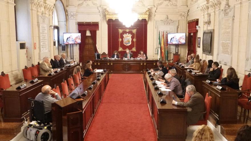 Imagen del Consejo Social, celebrado ayer en el Salón de Plenos.