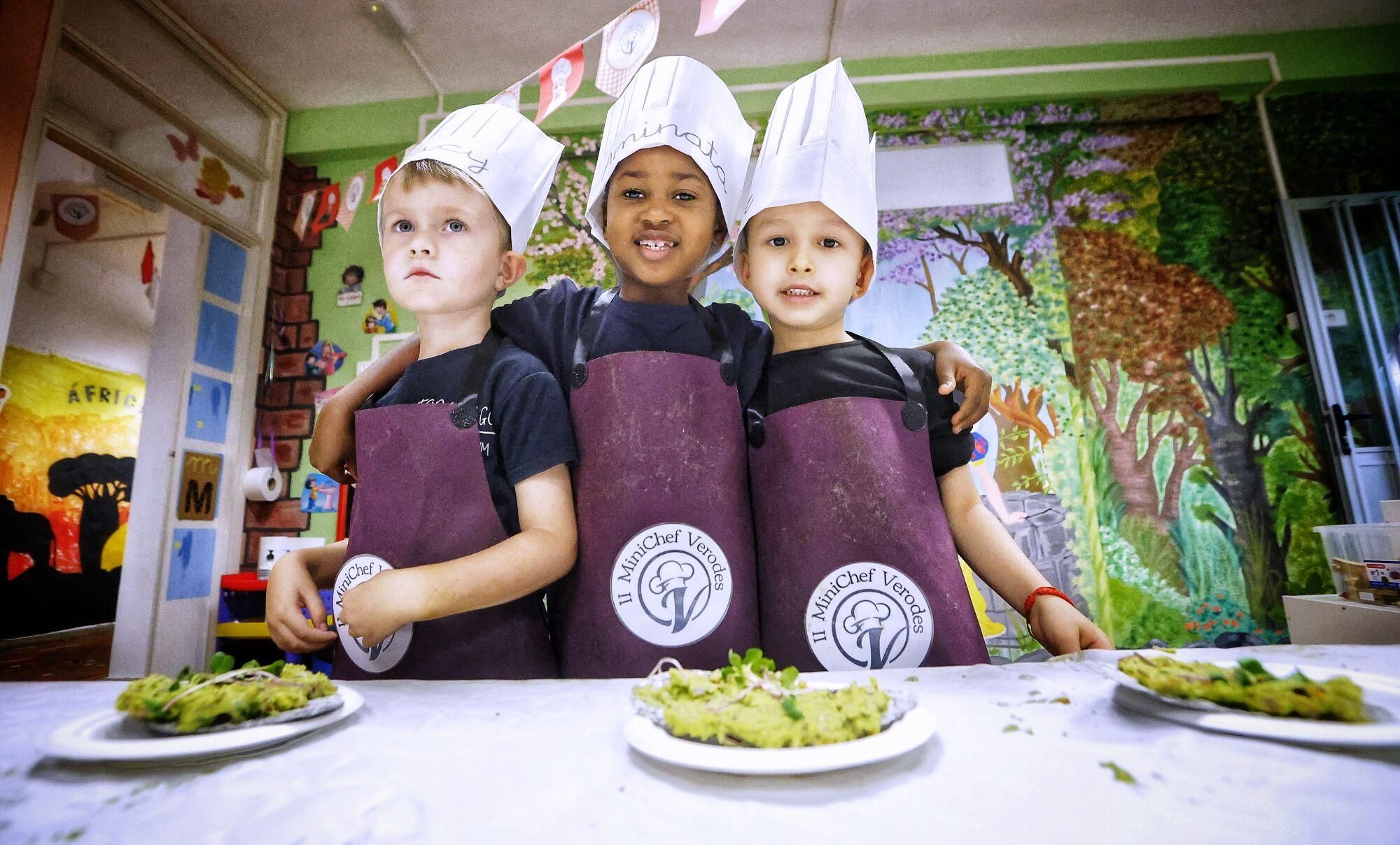 'Minichefs' en el colegio Los Verodes de Santa Cruz.