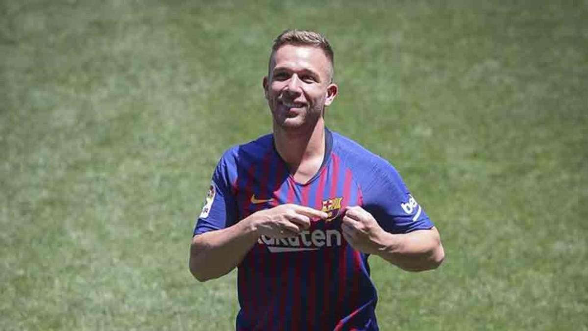 Arthur quiere triunfar en el Barcelona