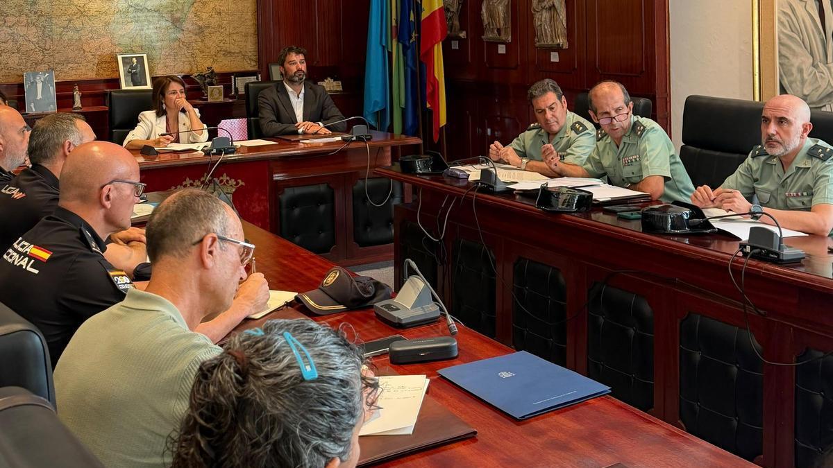 Un momento de la reunión.