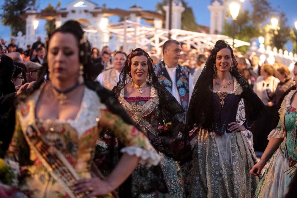 Ofrenda de flores en Benidorm