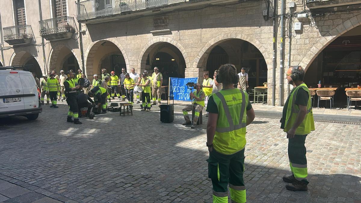 Les imatges de la protesta