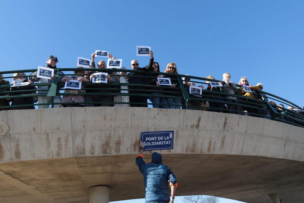 Un "Puente de la Solidaridad" para homenajear al voluntariado de la dana