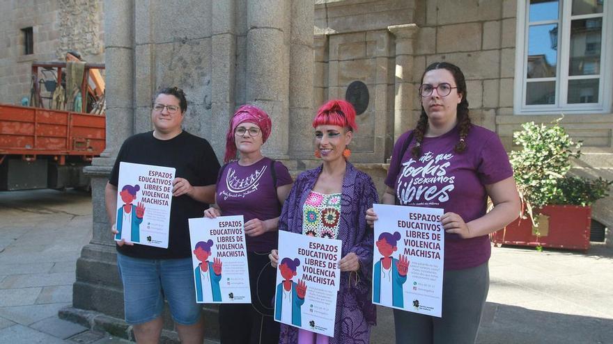 Marcha Mundial das Mulleres denuncia públicamente varios casos de violencia de género en el Sexto Instituto de Ourense