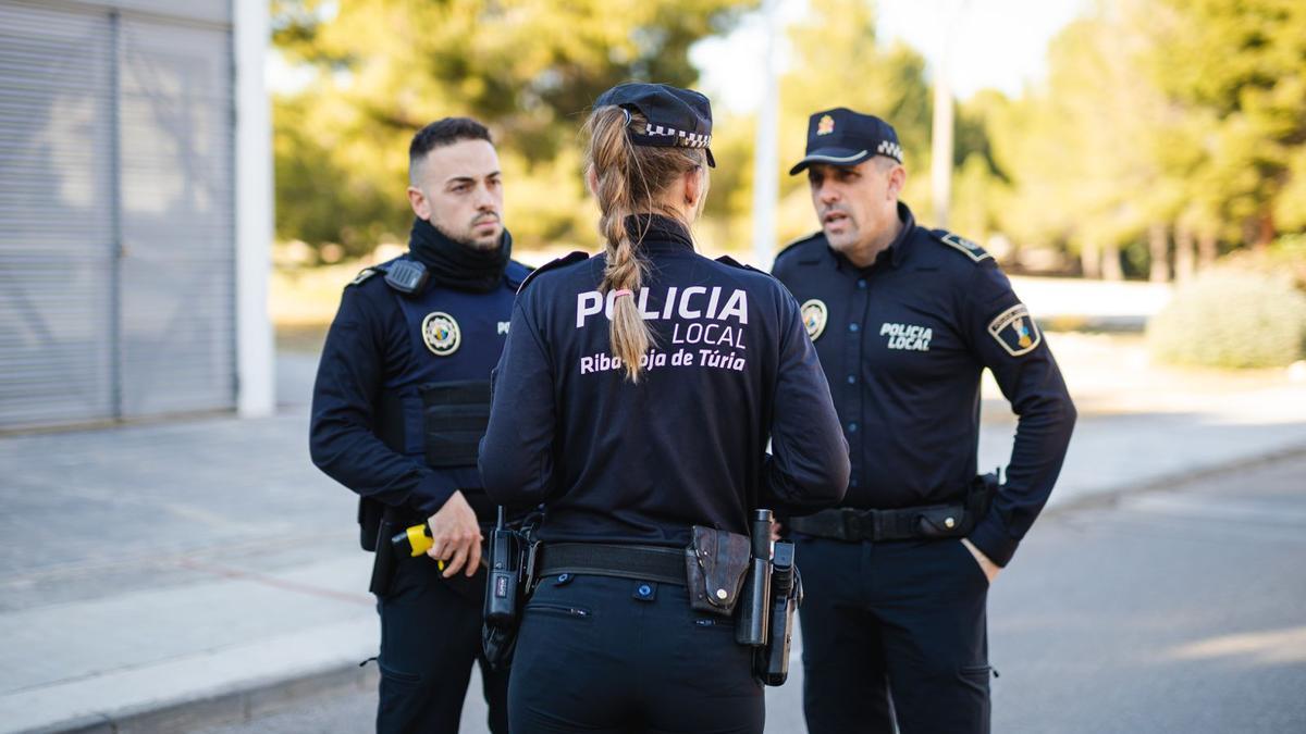 Policía Local de Riba-roja de Túria.