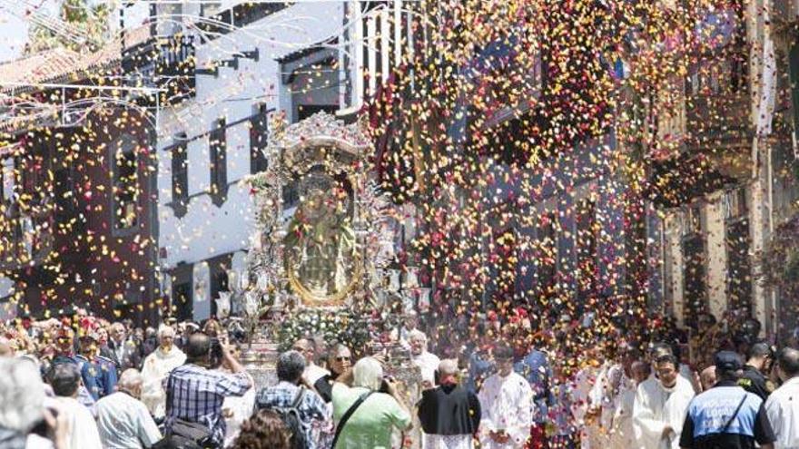 Imagen de archivo de la pasada edición de las fiestas de Teror en honor a la Virgen del Pino.