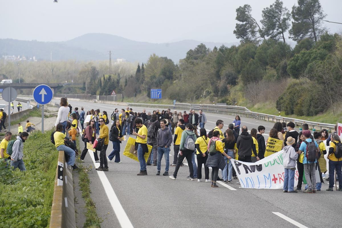 Les imatges de les protestes dels docents