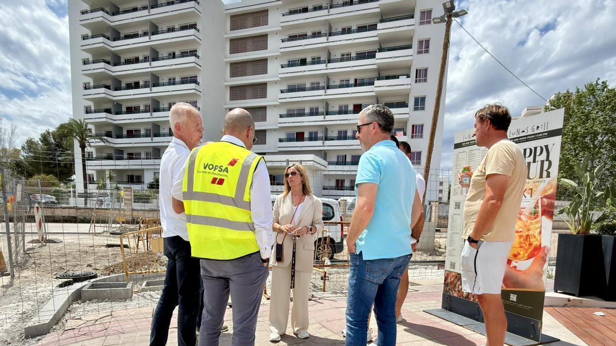 Alcúdia exige a la constructora la «aceleración inmediata» de las obras de la avenida Pere Mas i Reus