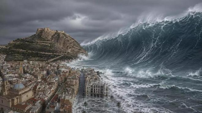 La simulación de un tsunami en Alicante que arrasa en Instagram: estos son los municipios que resistirían a una ola extrema