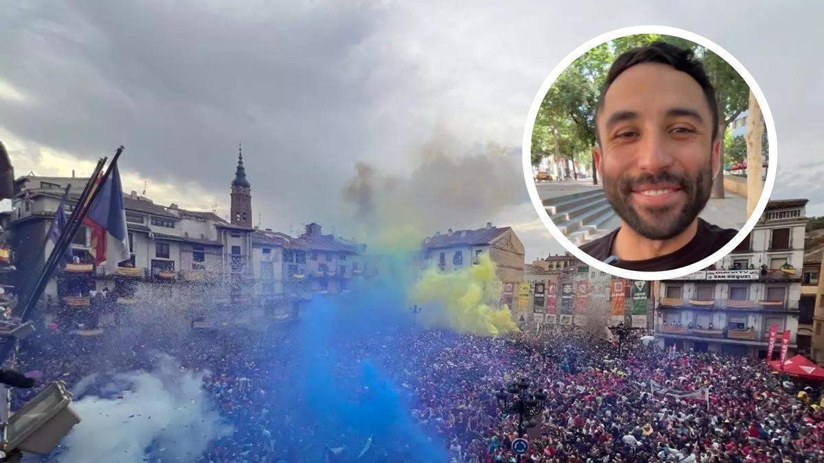 El influencer estadounidense que ha estado en las fiestas de Calatayud
