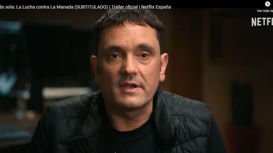 El Policía Foral de Navarra Pablo de la Fuente, en un fotograma de la película documental. | Cedida