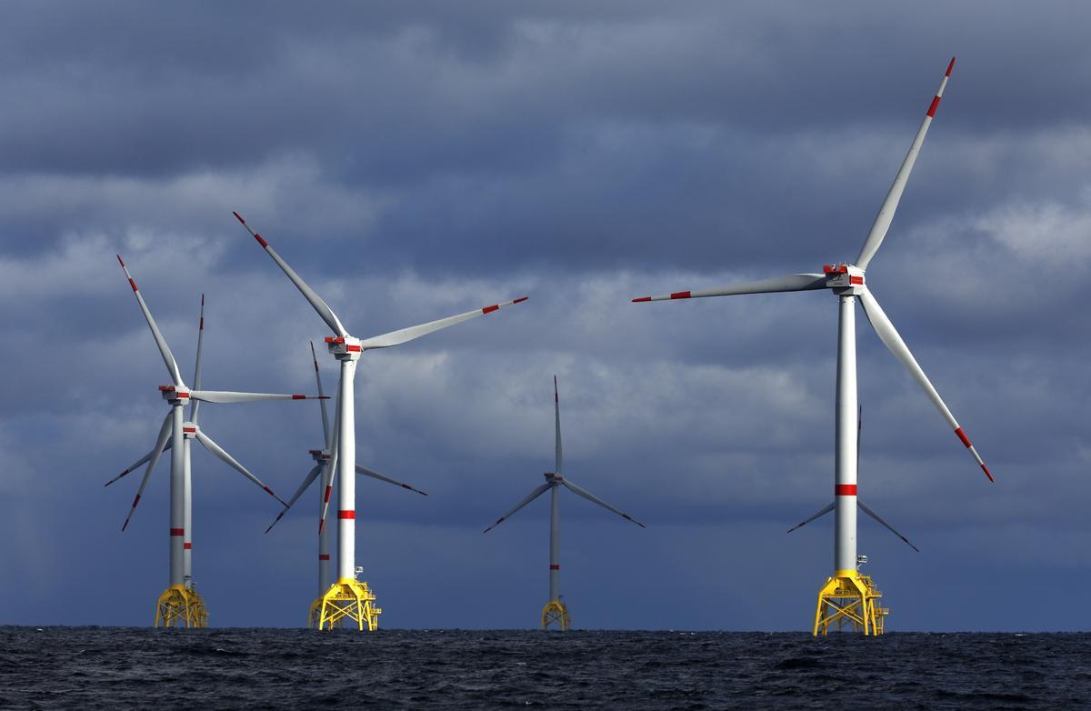 Uno de los parques de eólica marina en Alemania que gestiona Iberdrola. 