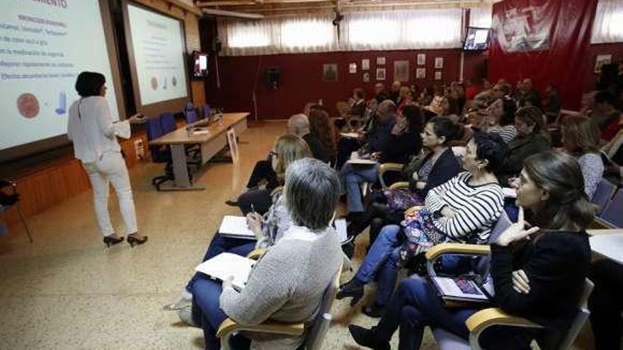 Los profesores aprenden sobre sanidad en los centros educativos