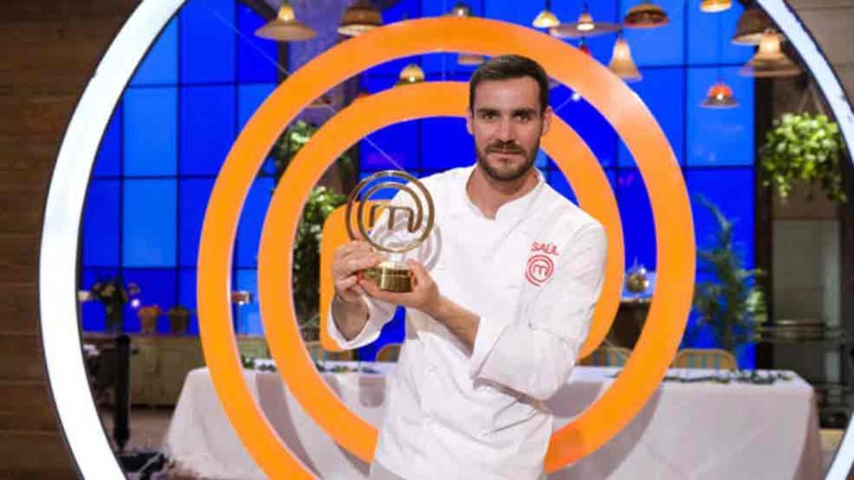 Saúl Craviotto, ganador de MasterChef Celebrity 2