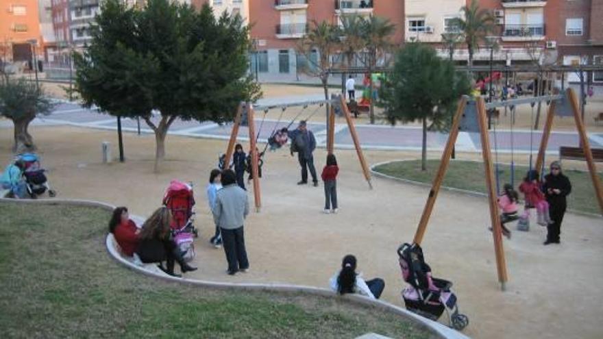 Uno de los parques y jardines de Crevillent.