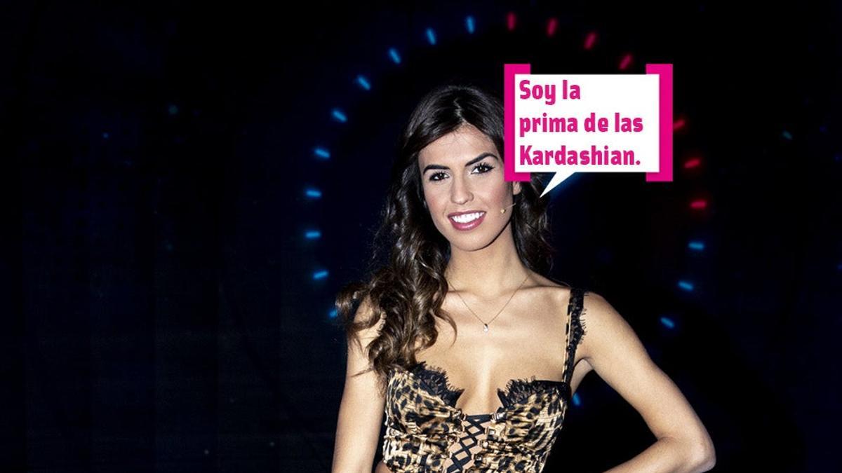 Sofía Suescun con vestido de leopardo en GRAN HERMANO TIEMPO DE DESCUENTO