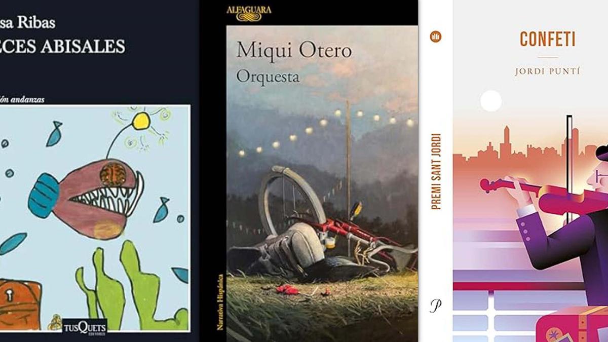 Los nuevos libros de Rosa Ribas, Miqui Otero y Jordi Puntí.