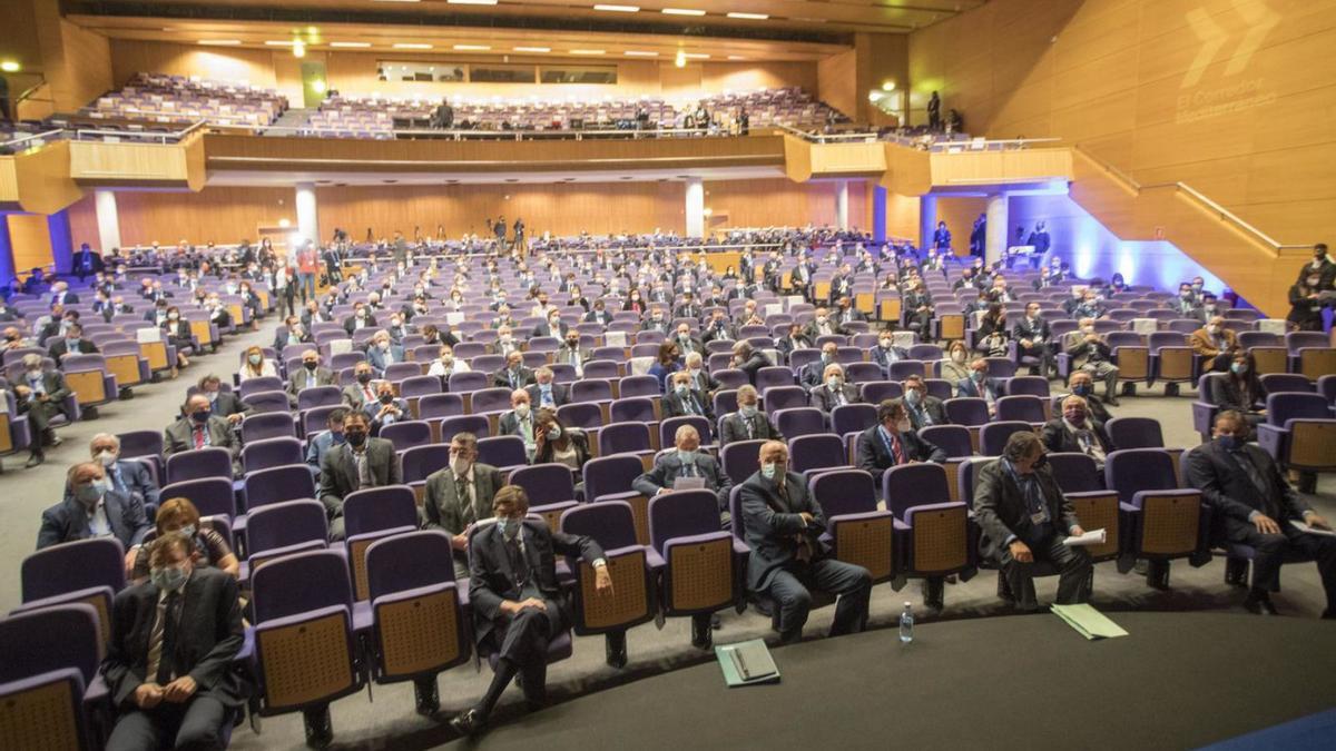 Acto celebrado el año pasado por el Corredor Mediterraneo en Valencia. | GERMÁN CABALLERO